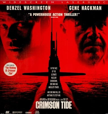 Crimson Tide 1995 THX Widescreen  Laserdisc LD Denzel Washington Gene Hackman - Image 1 of 2
