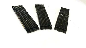 Paquetes de 24 empuñaduras para el cabello Kirby clips alfileres para el cabello ondulados Bobby deslizamientos 6 cm de largo negro - Imagen 1 de 3