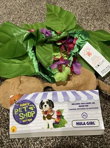Hawaii Luau Tänzer Hula Mädchen Haustier Hund Kostüm - Bild 1 von 1