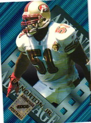 1996 Collector's Edge Advantage #64 Ken Norton Jr. - Image 1 of 2