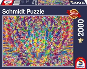 Schmidt 2000 Piece Jigsaw Puzzle - Wild At Heart Tiger - Picture 1 of 1