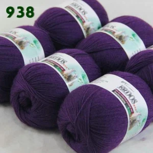 Sale New 6 Skeinsx50g Soft Acrylic Wool Cashmere Hand Knit Shawl Crochet Yarn 38 - Picture 1 of 16