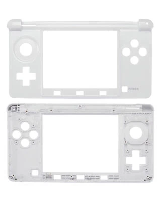Replacement Mid-Frame Housing Compatible With Nintendo 3DS (White) - Image 1 of 4