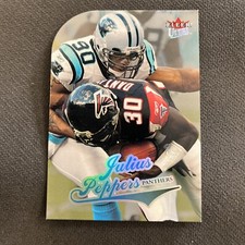 2004 ULTRA JULIUS PEPPERS PLATINUM MEDALLION PANTHERS #101 #/66