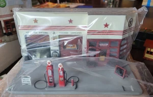 Stazione di servizio Texaco Star vintage anni '40 scala 1:43 - completa - Foto 1 di 10