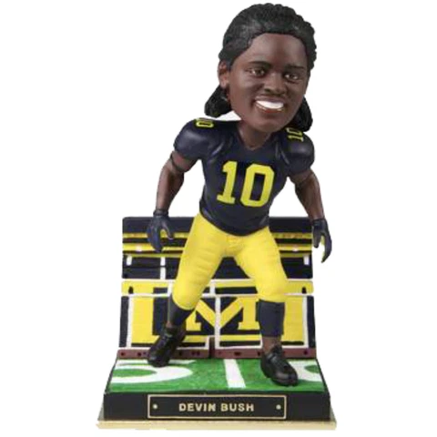 Devin Bush Jr. Michigan Wolverines College Gate Series Bobblehead NCAA Football Cover