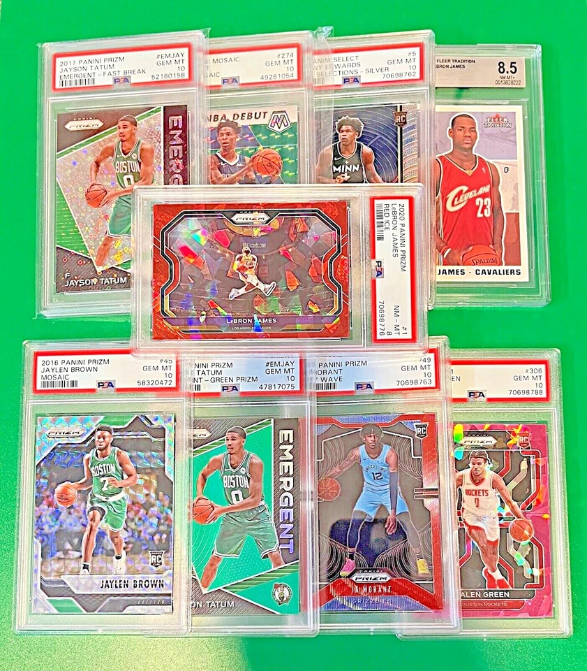 Hot Packs de baloncesto de la NBA-Las mejores-15 tarjetas-5 novatos-Busca 1/1-Mem-Auto-LEER Foto 1 de 3