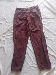 Herren Hose 110 (56) weinrot VINTAGE Authentic CAMEL Collection BW-Leinen - Bild 1 von 22