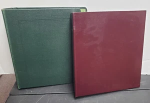 Set of 2 Empty Stamp Binders, 1 Scott + 1 Minkus, Good Condition - Picture 1 of 5