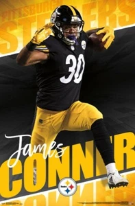 JAMES CONNER - PITTSBURGH STEELERS POSTER - 22 x 34 NFL FOOTBALL  - Bild 1 von 1