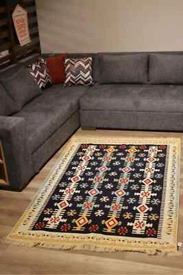 Decorative Double-Sided Model and Color Options Famous Ushak Kilim Carpet - Image 1 of 4