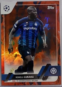 2022-23 Topps UEFA Club Competitions Inferno Foil #96 ROMELU LUKAKU Inter Milan - Bild 1 von 2