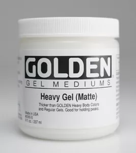 Dickes Strukturgel Matt (Heavy Gel) 236 ml - Golden - Bild 1 von 1