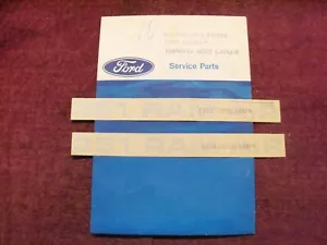 1971-1972-1973 Ford Mustang 351 Ram Air Hood Decals, NOS D1ZZ-16B621-C Argent - Picture 1 of 4