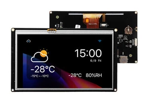 Nextion 7.0″ Enhanced HMI Display Module Resistive LCD-TFT Touch Screen 800 *480 - Picture 1 of 15