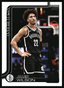 2025-26 Topps #12 Jalen Wilson Brooklyn Nets - Picture 1 of 2