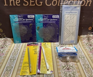 ScrapMaster von Judy Hopkins Quiltvorlagen Werkzeuge Bleistifte Quilten SET NEU - Bild 1 von 15