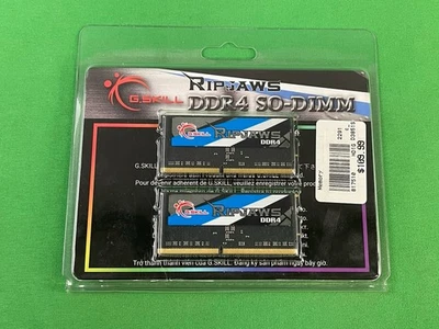 G.SKILL Ripjaws 16GB (2 x 8GB) DDR4-2666 Laptop Memory (F4-2666C19D-16GRS) - Image 1 of 4
