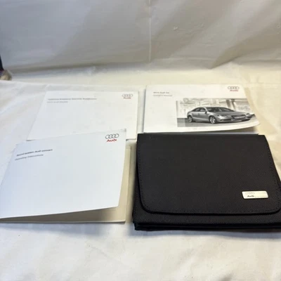 Audi A4/A4 Avant 2010 conjunto manual del propietario con estuche y libros, guía de información Foto 1 de 4
