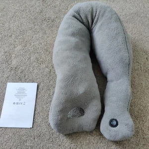 Masajeador Vibrador Cuello Alivio del Estrés y la Tensión Suave Felpa Cubierta GRIS - Imagen 1 de 4