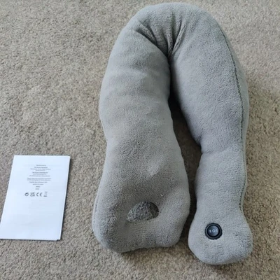Masajeador Vibrador Cuello Alivio del Estrés y la Tensión Suave Felpa Cubierta GRIS - Imagen 1 de 4