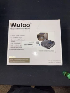 Wuloo Solar Driveway Alarm Wireless Outside 1800ft Range, Outdoor Motion Sensor - Picture 1 of 11