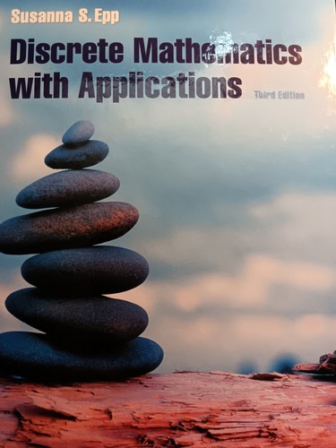 Discrete Mathematics with Applications - Hardcover By Epp, Susanna S ...