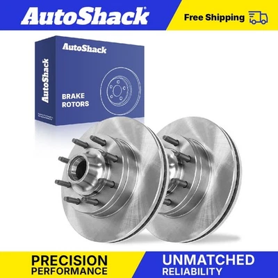 Front Brake Rotors Pair for Ford E-250 E-150 2008-2019 E-350 Super Duty V8 Foto 1 de 4