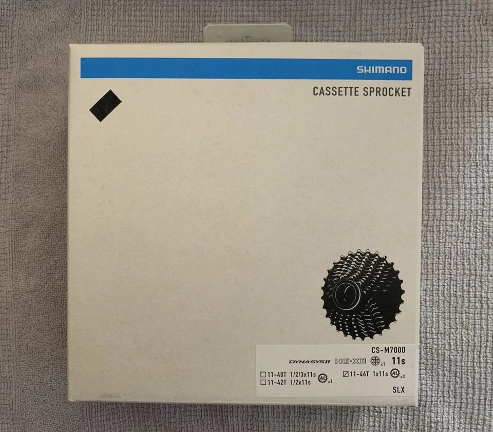 SHIMANO CS-M7000 SLX HG 11 Speed 11-46T Cassette - Image 1 of 3