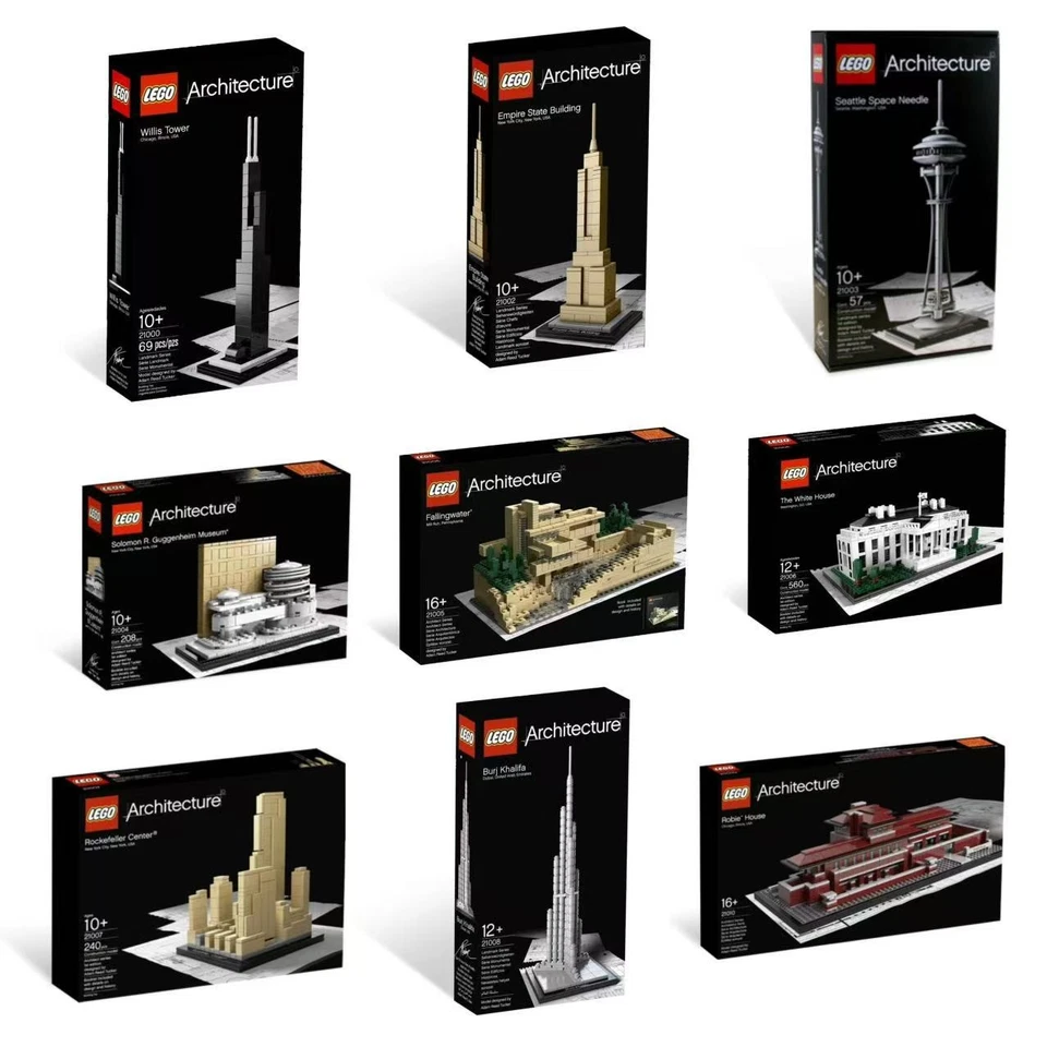 LEGO Architecture Series – Choose Set & Box Condition | 100% Authentic | New Sea - Image 1 of 1