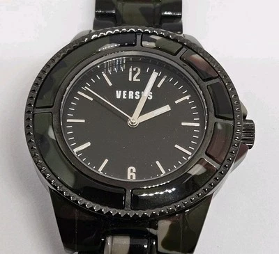 Relógio analógico Versus Versace estojo e pulseira de camuflagem - Imagem 1 de 4