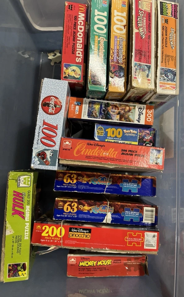 Lote de puzzles vintage Foto 1 de 1