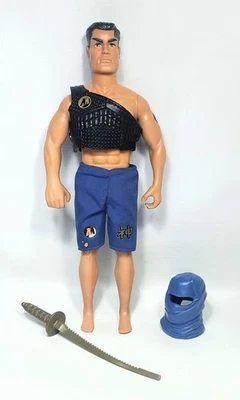 HASBRO VTG 1996 ACTION MAN EAGLE EYES NINJA 12" ACTION FIGURE 100% COMPLETE - Image 1 of 4