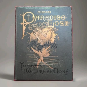 Antique 1885 John Milton's Paradise Lost Illustrated by Gustave Dore - Picture 1 of 24