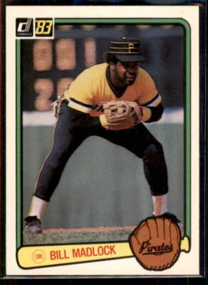 1983 Donruss Bill Madlock #311 Pittsburgh Pirates - Image 1 of 2