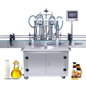 5-1000ML MACCHINA RIEMPIMENTO LIQUIDO A QUATTRO TESTE BOTTIGLIA MINERALE MACCHINA RIEMPIMENTO ACQUA - Foto 1 di 10