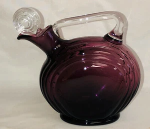 Cambridge NAUTILUS AMETHYST 6 3/4" - 28 OZ DECANTER W/STOPPER #3450 - Picture 1 of 3