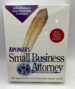 PC IBM WINDOWS 3.1/95 SELLADO KIPLINGER'S SMALL BUSINESS ABOGADO - Imagen 1 de 5