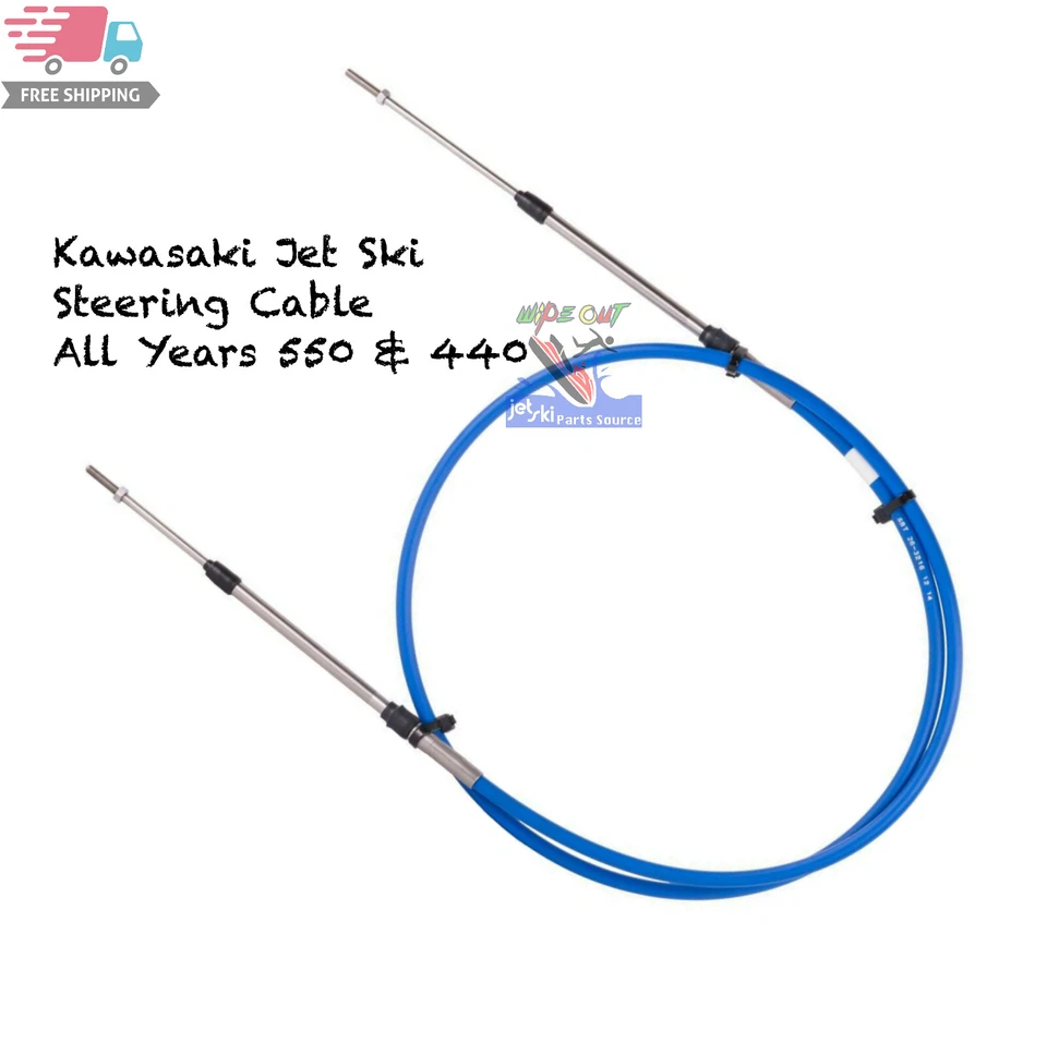 Kawasaki Jet Ski 550, 440, 400, 300 JS SX Steering Cable - Image 1 of 1