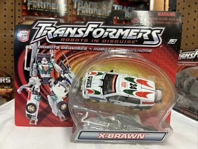 Hasbro Transformers Robots In Disguise X-Brawn New Sealed on card 2001 WheelJack - Image 1 of 2