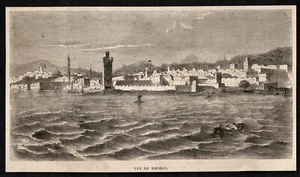 1864  --  VUE DE RHODES . 3T179 - Foto 1 di 1