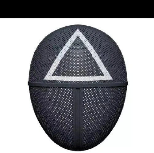 Adultos Juegos de Calamares Triángulo Guardián Máscara Unisex Halloween Disfraz Accesorio Foto 1 de 1