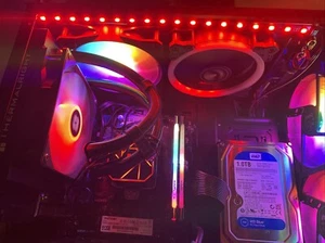 Gaming Tower Ryzen 7 5000 Series Gforce Rtx 2080 16g Ram Water Cooling & More - Picture 1 of 6