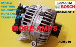 GM CHEVY ALTERNATOR OEM AL8501N IMPALA VENTURE SILHOUTE MONTANA TRANS SPORT - Picture 1 of 6
