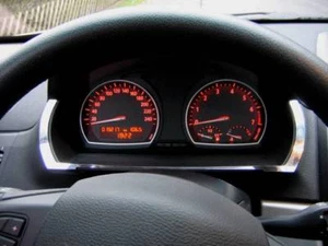 D Chrom Rahmen für Tachogehäuse / BMW X3 E83 - Edelstahl poliert - Picture 1 of 3