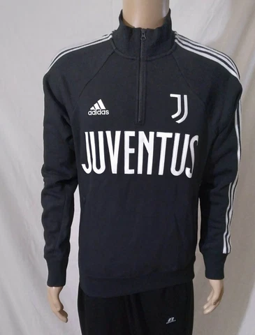 Adidas Juventus Icons Track Top Sweatshirt Men's Sz M Black/Off White FR4215 NWT Cover