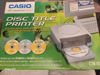 Casio Disc Title Printer - Image 1 of 2