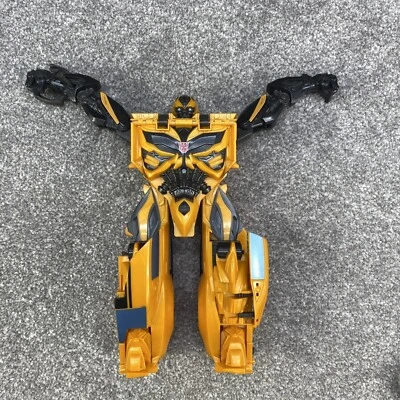 Transformers Age of Extinction Bumblebee Figure Autobot Car missing Wheel 12” - Image 1 of 4