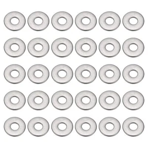 304 Stainless Steel Flat Washer 30 Pack M3 Thickness Metal Washers Small Wash... - Picture 1 of 6