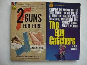 2 new NEIL MacNEIL pb books MYSTERY MURDER paperback NOIR fiction SPY, GUNS rare - Bild 1 von 9